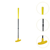 Retractable Golf Putter Golf Equipment Two Way Golf Putter for Garden Travel Black Yellow