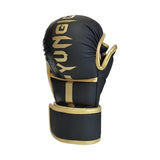 Boxing Gloves Exercise Training Sparring Gloves for Grappling Sanda Sparring Black Gold M