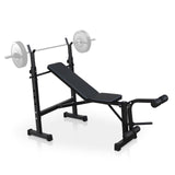 Weight Bench, Bench Press Set with Squat Rack and Bench for Home Gym