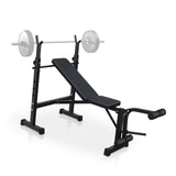 Weight Bench, Bench Press Set with Squat Rack and Bench for Home Gym