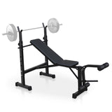 Weight Bench, Bench Press Set with Squat Rack and Bench for Home Gym