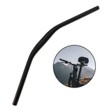 Mountain Bike Handlebar Portable Simple Metal Aluminum Alloy Black Riser Bar