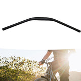 Mountain Bike Handlebar Portable Simple Metal Aluminum Alloy Black Riser Bar