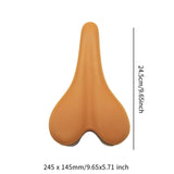 Mountain Bike Saddle Lightweight Cushion Pad Accessory Replacement Bike Seat 24.5 cmx14.5 cm