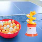 Table Tennis Robot Electric with 16 Balls for Indoor Outdoor Solo Gifts Straight serve