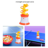 Table Tennis Robot Automatic Launcher for Play Solo Beginners Indoor Outdoor Straight serve