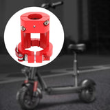 Maxbell Scooter Folding Clamp Lightweight Replacement Vertical Rod Rugged Lock Parts Red