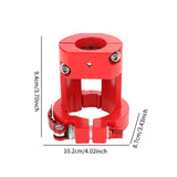 Maxbell Scooter Folding Clamp Lightweight Replacement Vertical Rod Rugged Lock Parts Red