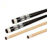 Pool Cue Wood 13 mm Tip Segmented Billiard Cue for Men Women Starters Adults