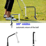 Golf Swing Trainer Adjustable Training Aid for Yard Outdoor Sports Beginners