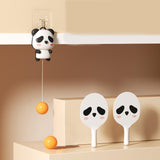 Panda Hanging Table Tennis Trainer Set Equipment for Workout Activity Sports 2 Balls