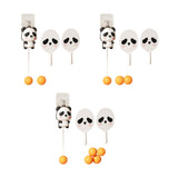 Panda Hanging Table Tennis Trainer Set Equipment for Workout Activity Sports 2 Balls