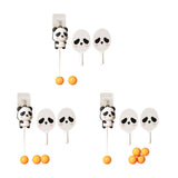 Panda Hanging Table Tennis Trainer Set Equipment for Workout Activity Sports 2 Balls