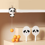 Panda Hanging Table Tennis Trainer Set Equipment for Workout Activity Sports 5 Balls