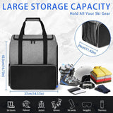 Maxbell Ski Boot Bag Separate Compartments Storage Bag for Gloves Ski Apparel Jacket