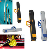 Pool Cue Case for Men Women 6 Holes with Pocket Billiard Stick Carrying Case Black