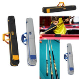 Pool Cue Case for Men Women 6 Holes with Pocket Billiard Stick Carrying Case Black