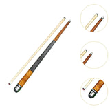 Pool Cue Stick 13mm Tip Starters Trendy Billiard Stick for Bar Practice Home Brown