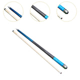 Maxbell Pool Cue Stick 13mm Tip Starters Trendy Billiard Stick for Bar Practice Home Blue