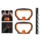 Adjustable Kettlebell Handle Kit Kettle Bell Grip for Exercise Weightlifting 2 Handle and 1 Rod