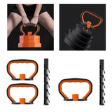 Adjustable Kettlebell Handle Kit Kettle Bell Grip for Exercise Weightlifting 2 Handle and 1 Rod