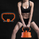 Adjustable Kettlebell Handle Kit Kettle Bell Grip for Exercise Weightlifting 2 Handle and 1 Rod