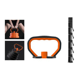 Adjustable Kettlebell Handle Kit Kettle Bell Grip for Exercise Weightlifting 1 Handle and 1 Rod