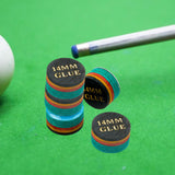 5Pcs Pool Cue Tips 14mm Colorful Billiard Accessories Repair Pool Stick Tips H