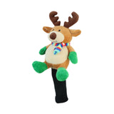 Golf Wood Headcover Portable Long Neck Funny Soft Plush Golf Shaft Protector Elk