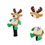 Golf Wood Headcover Portable Long Neck Funny Soft Plush Golf Shaft Protector Elk