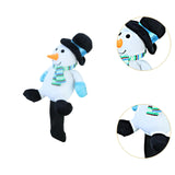 Golf Wood Headcover Portable Long Neck Funny Soft Plush Golf Shaft Protector Snowman