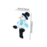 Golf Wood Headcover Portable Long Neck Funny Soft Plush Golf Shaft Protector Snowman