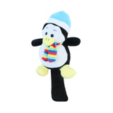 Maxbell Golf Wood Headcover Portable Long Neck Funny Soft Plush Golf Shaft Protector Penguin
