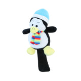 Maxbell Golf Wood Headcover Portable Long Neck Funny Soft Plush Golf Shaft Protector Penguin