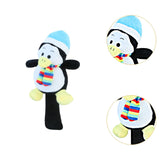 Maxbell Golf Wood Headcover Portable Long Neck Funny Soft Plush Golf Shaft Protector Penguin