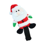 Golf Wood Headcover Portable Long Neck Funny Soft Plush Golf Shaft Protector Santa Claus