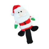 Golf Wood Headcover Portable Long Neck Funny Soft Plush Golf Shaft Protector Santa Claus