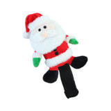 Golf Wood Headcover Portable Long Neck Funny Soft Plush Golf Shaft Protector Santa Claus