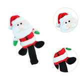 Golf Wood Headcover Portable Long Neck Funny Soft Plush Golf Shaft Protector Santa Claus