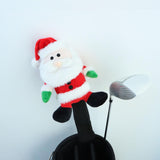 Golf Wood Headcover Portable Long Neck Funny Soft Plush Golf Shaft Protector Santa Claus