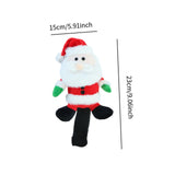 Golf Wood Headcover Portable Long Neck Funny Soft Plush Golf Shaft Protector Santa Claus