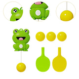 Hanging Frog Table Tennis Trainer Set Tennis Practice Equipment for Activity 4 Balls