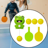 Hanging Frog Table Tennis Trainer Set Tennis Practice Equipment for Activity 4 Balls