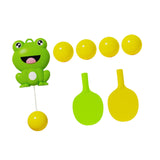 Hanging Frog Table Tennis Trainer Set Tennis Practice Equipment for Activity 5 Balls