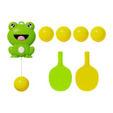 Hanging Frog Table Tennis Trainer Set Tennis Practice Equipment for Activity 5 Balls