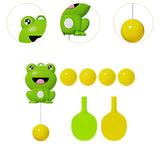 Hanging Frog Table Tennis Trainer Set Tennis Practice Equipment for Activity 5 Balls