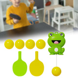 Hanging Frog Table Tennis Trainer Set Tennis Practice Equipment for Activity 5 Balls