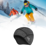 Winter Helmet Liner Cap Windproof for Outdoor Activities Skiing Motorcycling No Ponytail Hole