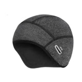 Winter Helmet Liner Cap Windproof for Outdoor Activities Skiing Motorcycling No Ponytail Hole