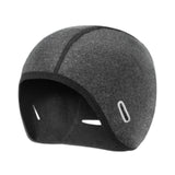 Winter Helmet Liner Cap Windproof for Outdoor Activities Skiing Motorcycling with Ponytail Hole